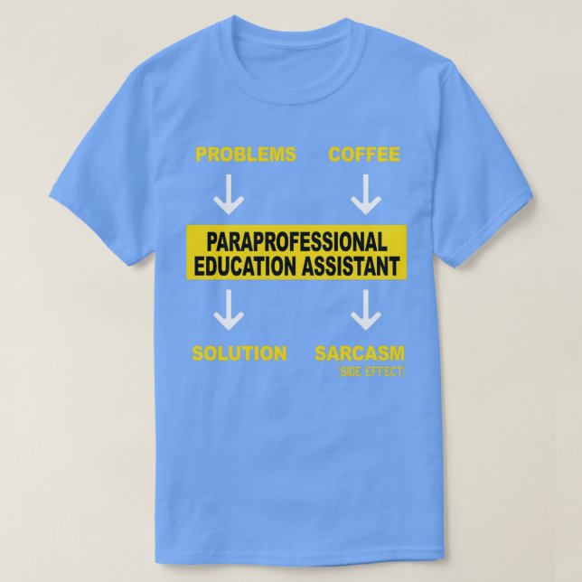 PARAPROFESSIONELL UTBILDNINGSASSISTAN T SHIRT (Design framsida)