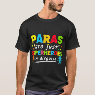 Paraprofessionella lärare är bara superhjältar i D T Shirt