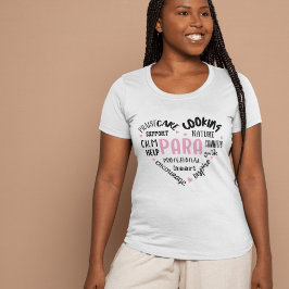 Paraprofessionellt främjande av Ord T Shirt