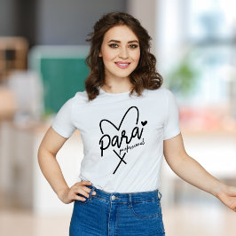 Paraprofessionellt hjärta, Para, Heart, Para Gift T Shirt