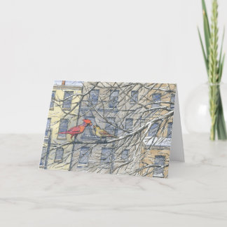 "Parar kardinalen" julkortet Helgkort