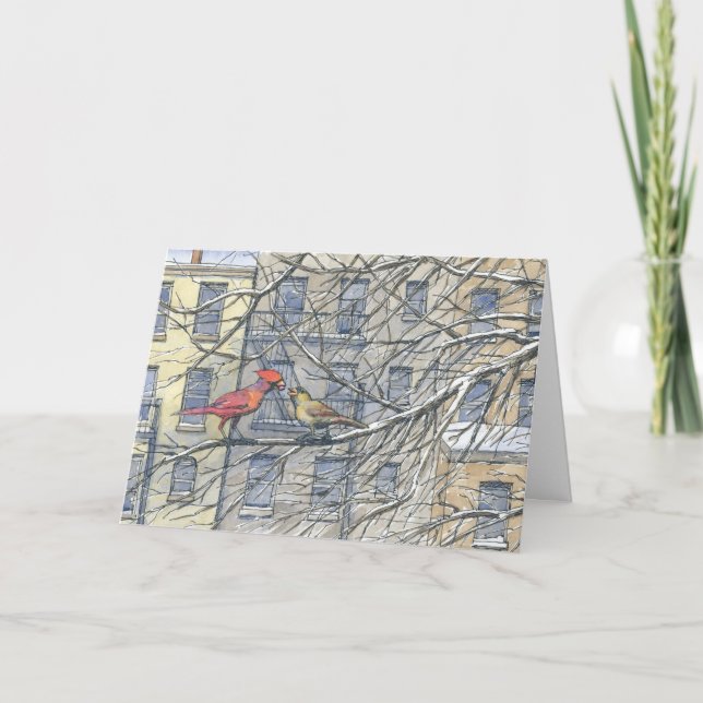 "Parar kardinalen" julkortet Helgkort (Framsida)