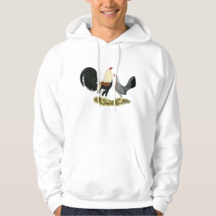 Parar modig fågel för grå färg sweatshirt med luva