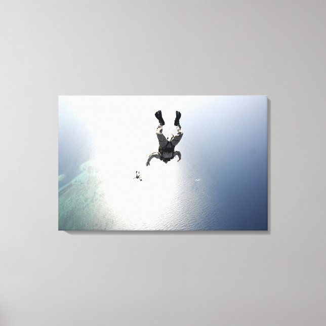 Pararescuemen i den amerikanska Luft-styrkan Canvastryck (Framsida)