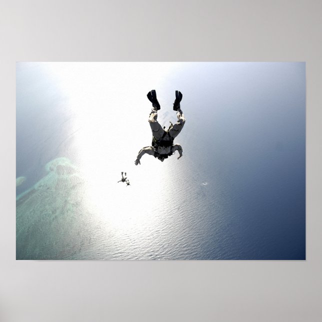 Pararescuemen i den amerikanska Luft-styrkan Poster (Framsidan)