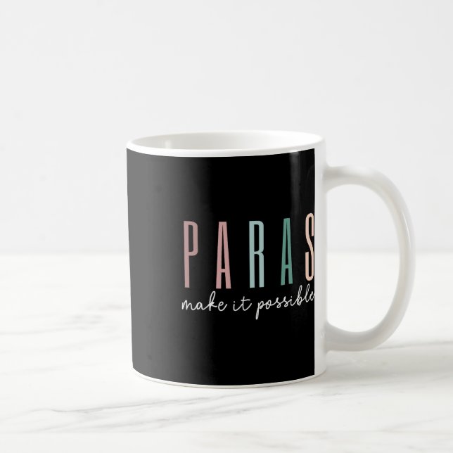 Paras gör det möjligt Paraprofessionell lärarapp Kaffemugg (Höger)