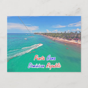 PARASAILING PUNTA CANA POSTCARD VYKORT