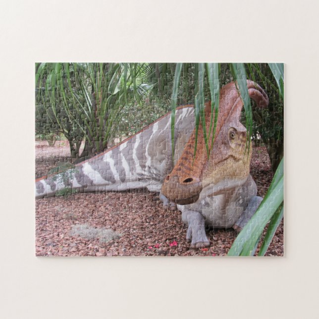 Parasaurolophus Dinosaur - Puzzle Pussel (Horisontell)