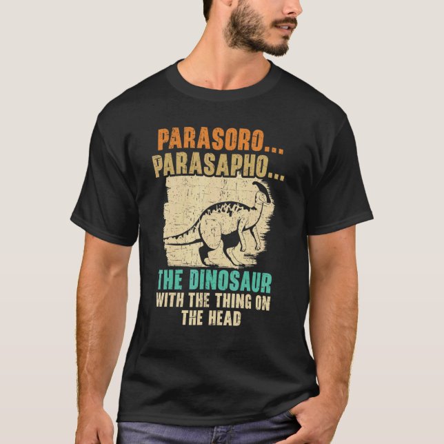 Parasaurolophus Future Paleontologist Dinosaur Ext T Shirt (Framsida)