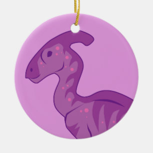 Parasaurolophus Julgransprydnad Keramik
