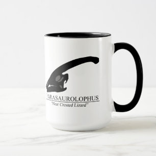 Parasaurolophus skalle mugg