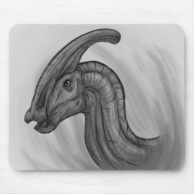 Parasaurolophus Sketch Musmatta (Framsidan)