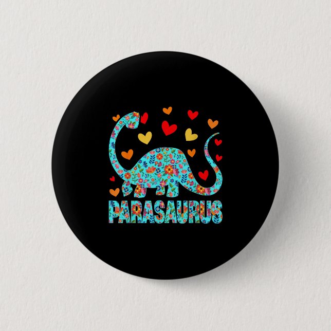 Parasaurus Biträdande Pedagog Dinosaurie  Knapp (Framsida)