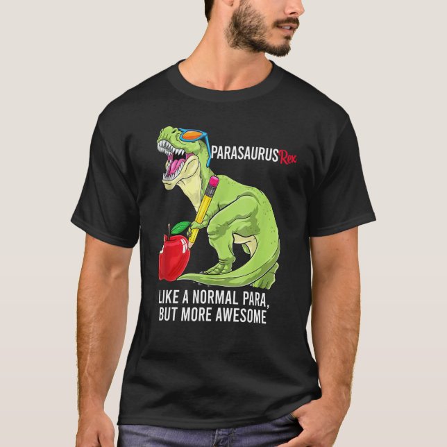 Parasaurus Rex är som en vanlig para men mer Fanta T Shirt (Framsida)