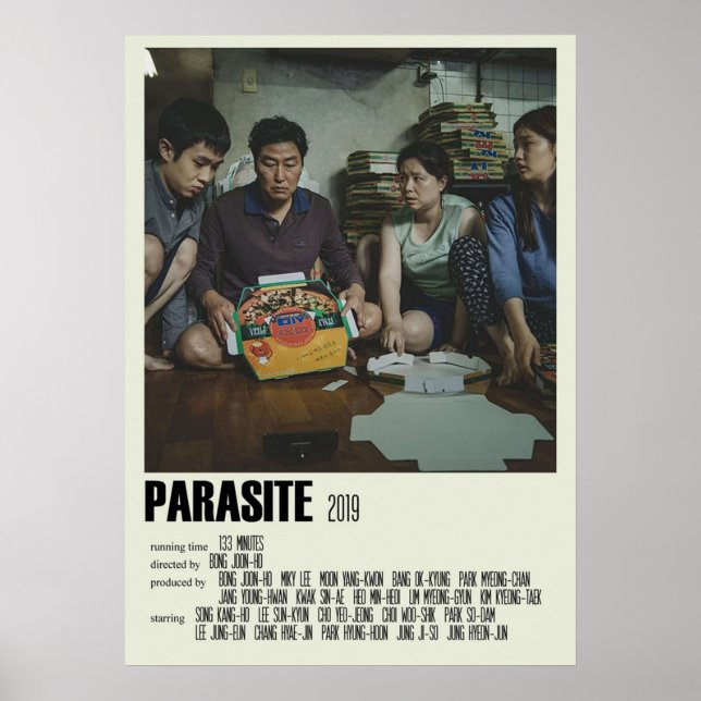 Parasite Alternative Art Movie Large 2 Poster (Framsidan)