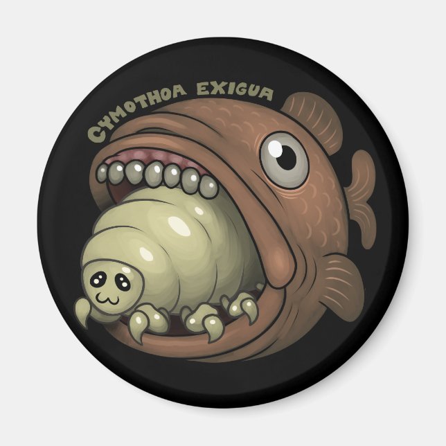 PARASITER: Cymothoa exigua Magnet (Framsidan)