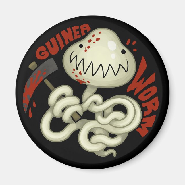 PARASITER: Guinea Mask Magnet (Framsidan)