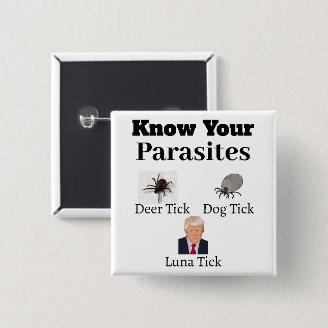 Parasites-knapp Knapp (Framsida & baksida)