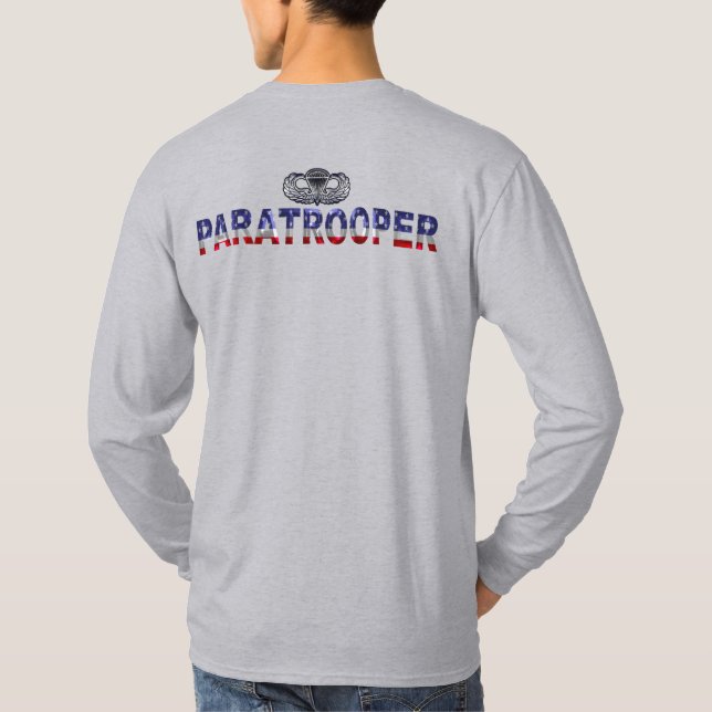 Paratrooper "Proud Airborne" T Shirt (Baksida)
