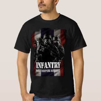 Paratroopers luftburet infanteri med thailändsk fl t shirt