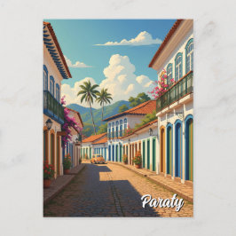 Paraty Brasilien Travel Vykort