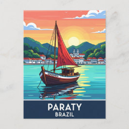 Paraty Brasilien Travel Vykort