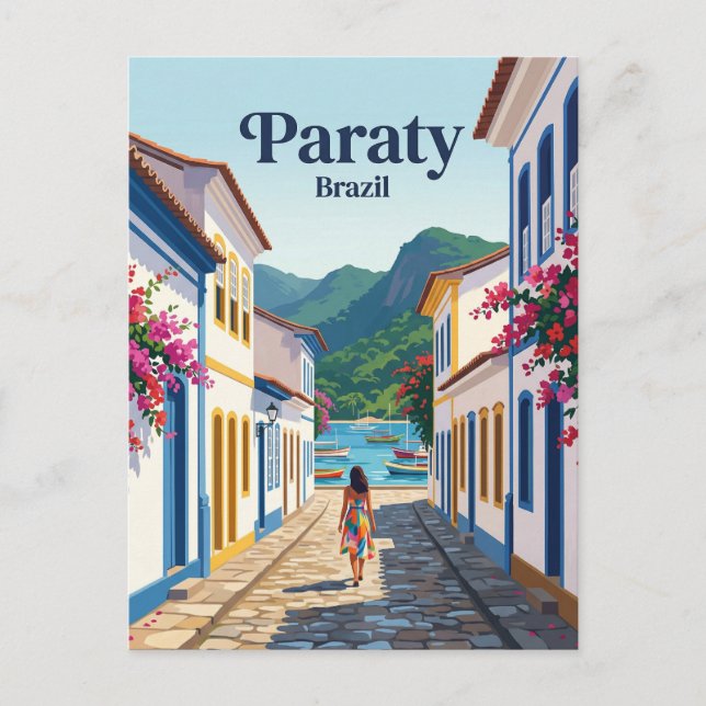 Paraty Brasilien Vykort (Framsida)