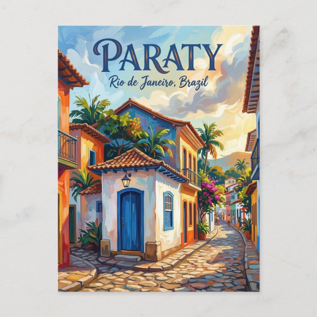 Paraty Brasilien Vykort (Framsida)