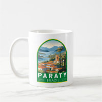 Paraty Brazil Travel Art Vintage