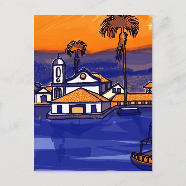 Paraty - Rio de Janeiro - Brasil Vykort (Framsida)