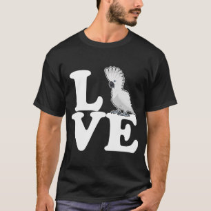 Parbrella Cockatoo Kärlek Pet Bird Parrot T Shirt