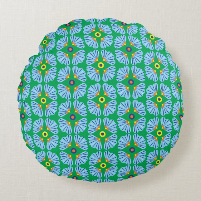 Parbrella Flowers Round Pillow Rund Kudde (Framsidan)