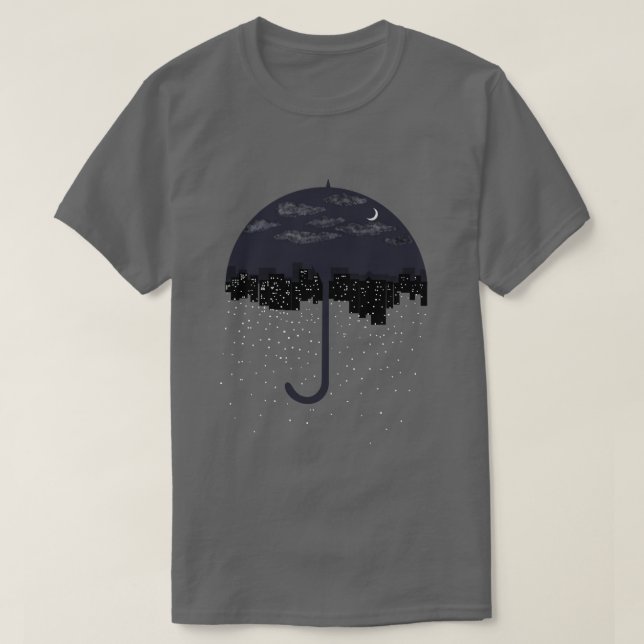 Parbrella Ljus Rain Art T-Shirt (Design framsida)