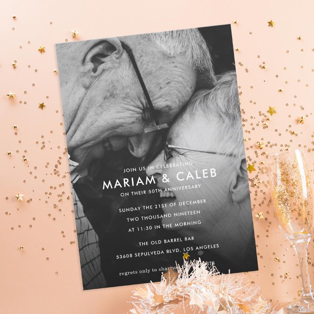 Parbröllopsfirande Foto Inbjudningar (Skapare uppladdad)