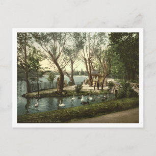 Parc de la Tête d'Or, Lyon, Frankrike Vykort