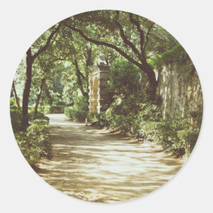 Parc del Laberint d'Horta Runt Klistermärke