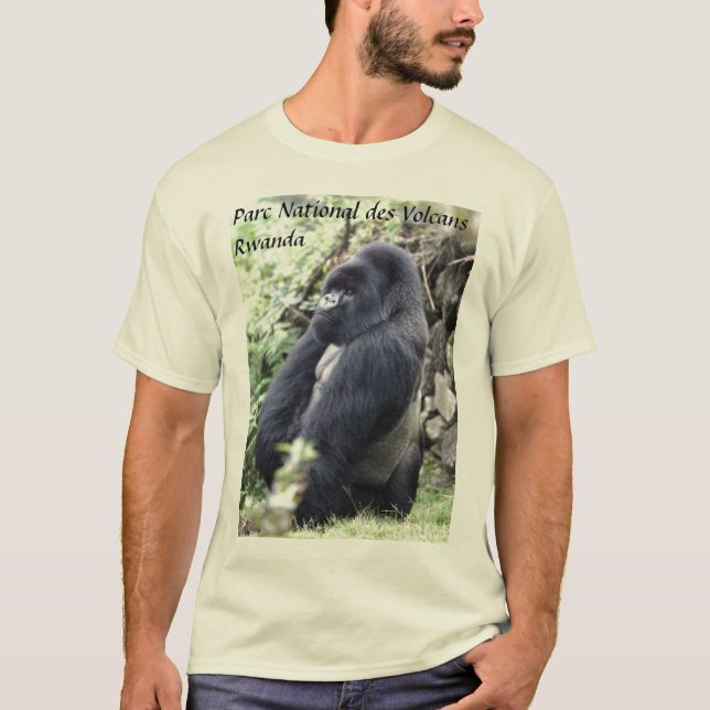Parc medborgaredes Volcans Rwanda Tee (Framsida)