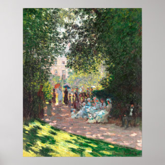 Parc Monceau (1878) av Claude Monet Poster