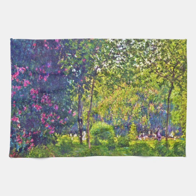 Parc Monceau Claude Monet Kökshandduk (Horisontell)
