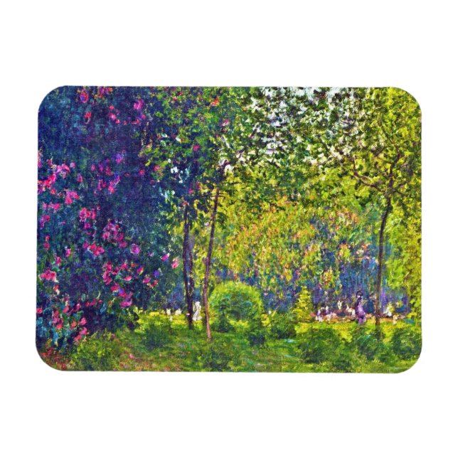 Parc Monceau Claude Monet Magnet (Horisontell)