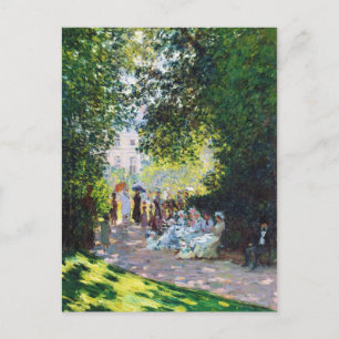 Parc Monceau Claude Monet-målning Vykort