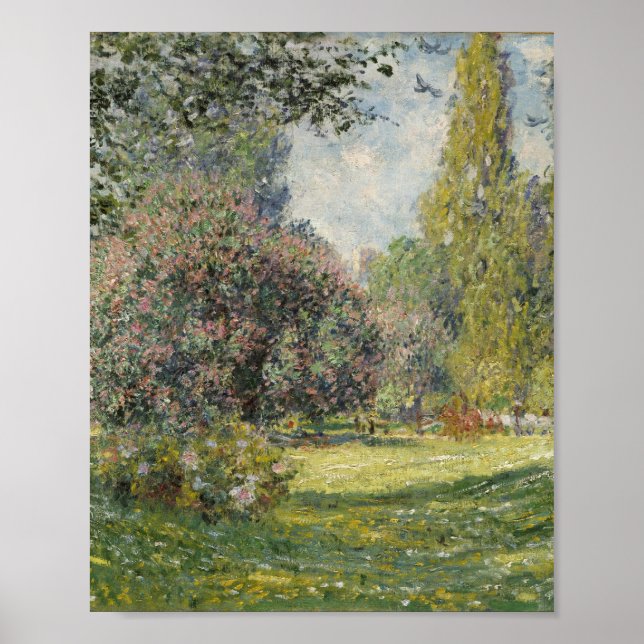 Parc Monceau - Claude Monet Poster (Framsidan)