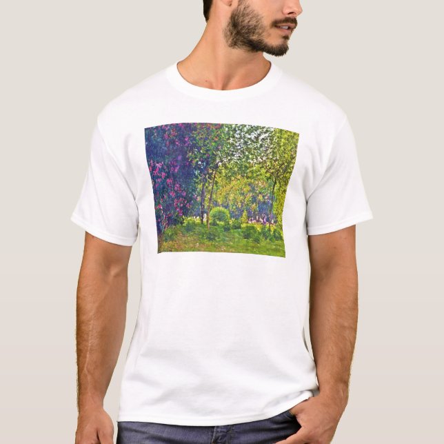 Parc Monceau Claude Monet Tee Shirt (Framsida)