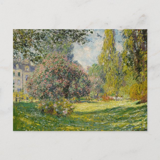 Parc Monceau - Claude Monet Vykort (Framsida)