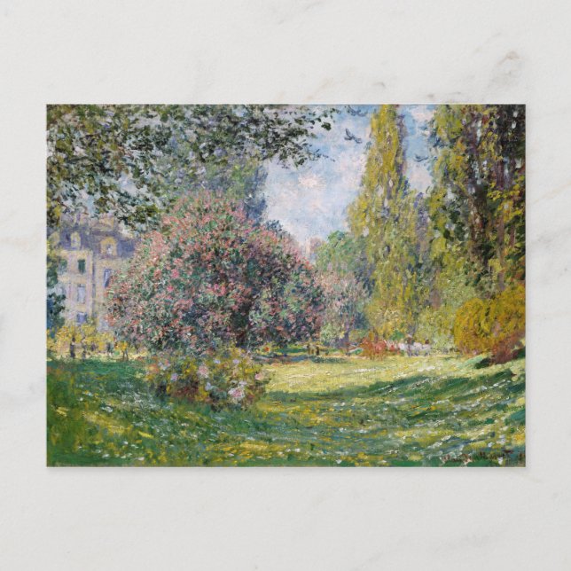 Parc Monceau - Claude Monet Vykort (Framsida)