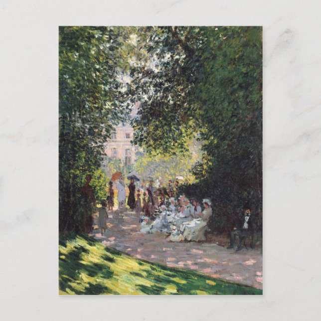 Parc Monceau - Claude Monet Vykort (Framsida)