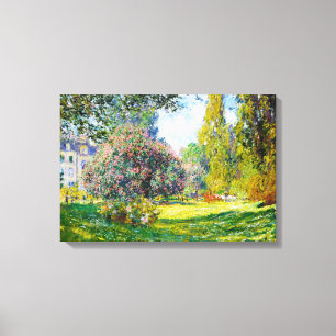 Parc Monceau, Paris Claude Monet Canvastryck
