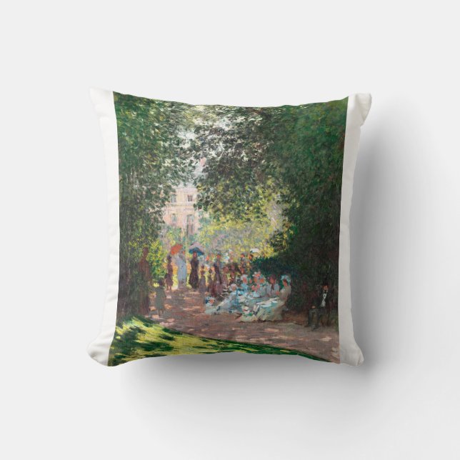 Parc Monseau av Claude Monet Kudde (Framsida)
