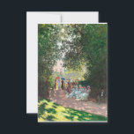 Parc Monseau av Claude Monet Tack Kort<br><div class="desc">Oscar-Claude Monet (UK: /ˈmɒ neɪ/, USA: /moʊɪ, Millaˈ-/, Fransk: [klod makenexi]; 14 november 1840 - 5 december 1926) var en Fransk målare och grundare av en imponerande målning som ses som en nyckel föregångare till modernisering, särskilt i hans försök att måla naturen enligt hans uppfattning[1]. Under sin långa karriär var...</div>