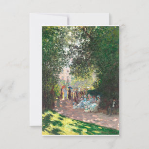 Parc Monseau av Claude Monet Tack Kort